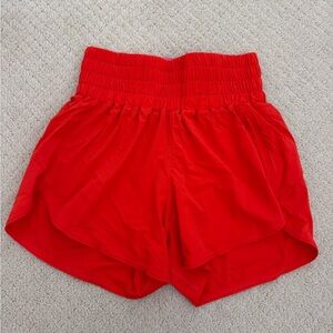 Outdoor Voices Red/Orange 3” Lightspeed Shorts
